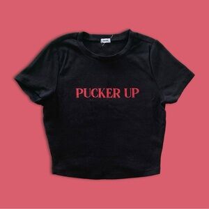 Garage Pucker Up Baby Tee